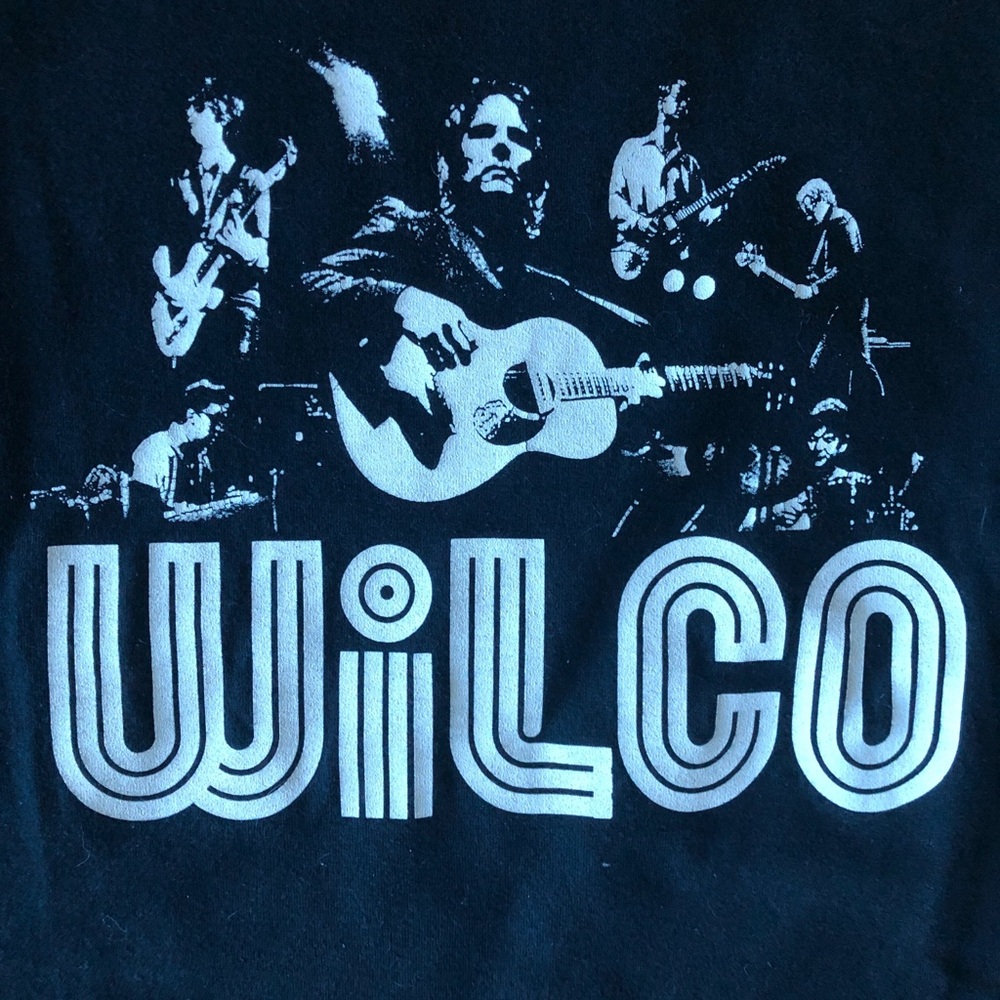 RARE Wilco Vintage Band Ringer Tee from Australia/New Zealand in Black Size XL - Picture 2 of 4